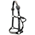 Show Halter dark brown with silver fitting