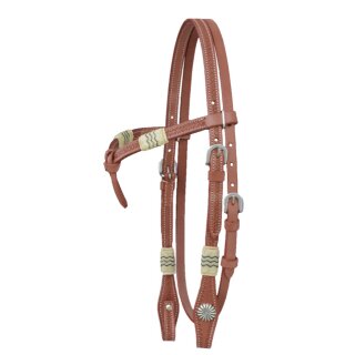 Headstall braided with Concha