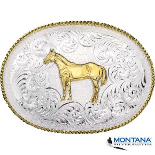 Buckle von Montana Silversmiths Pferd
