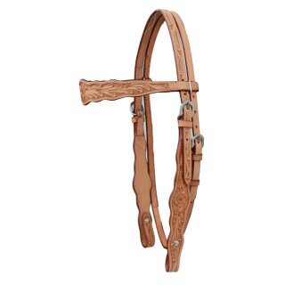 Headstall with flowers