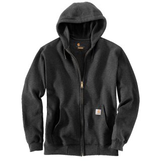 Hooded Sweatshirt Zipper Herren von Carhartt XXL grau 026