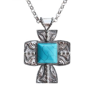 Montana Silversmiths necklace marbel cross