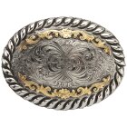 Buckle antique with flowers