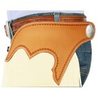Chaps smooth Showchaps with leather trim