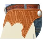 Chaps smooth Showchaps with leather trim