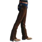 Work Chaps with fringes black S circumference thigh: 56,0...