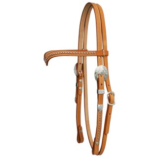 Headstall for Show with Points and small cheekpiece