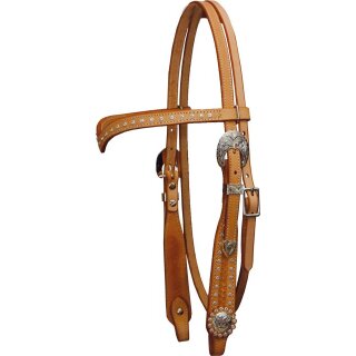 Headstall for Show with Swarowskis straight