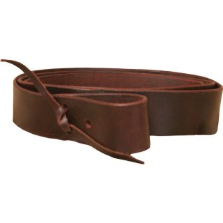 Western Tie Strap & off Billet Leather pro Latigo Red-Brown Saddle Waist Belt 
