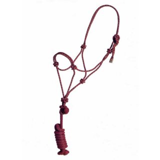 Knot Halter with Lead by Mustang