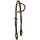 One Ear Headstall with black silver conchas